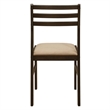 Pemberly Row 3-piece Round Drop Leaf Dining Table Set in Cappuccino