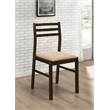 Pemberly Row 3-piece Round Drop Leaf Dining Table Set in Cappuccino