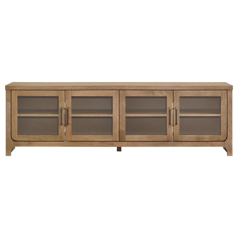 Pemberly Row 4-Door Wood TV Stand for TVs up to 85