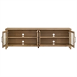 Pemberly Row 4-Door Wood TV Stand for TVs up to 85