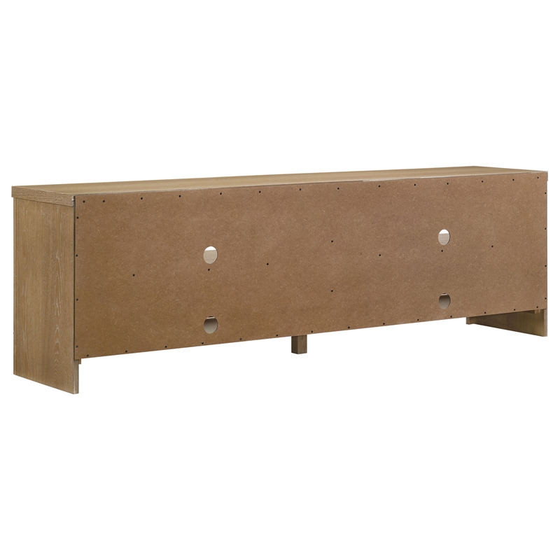 Pemberly Row 4-Door Wood TV Stand for TVs up to 85