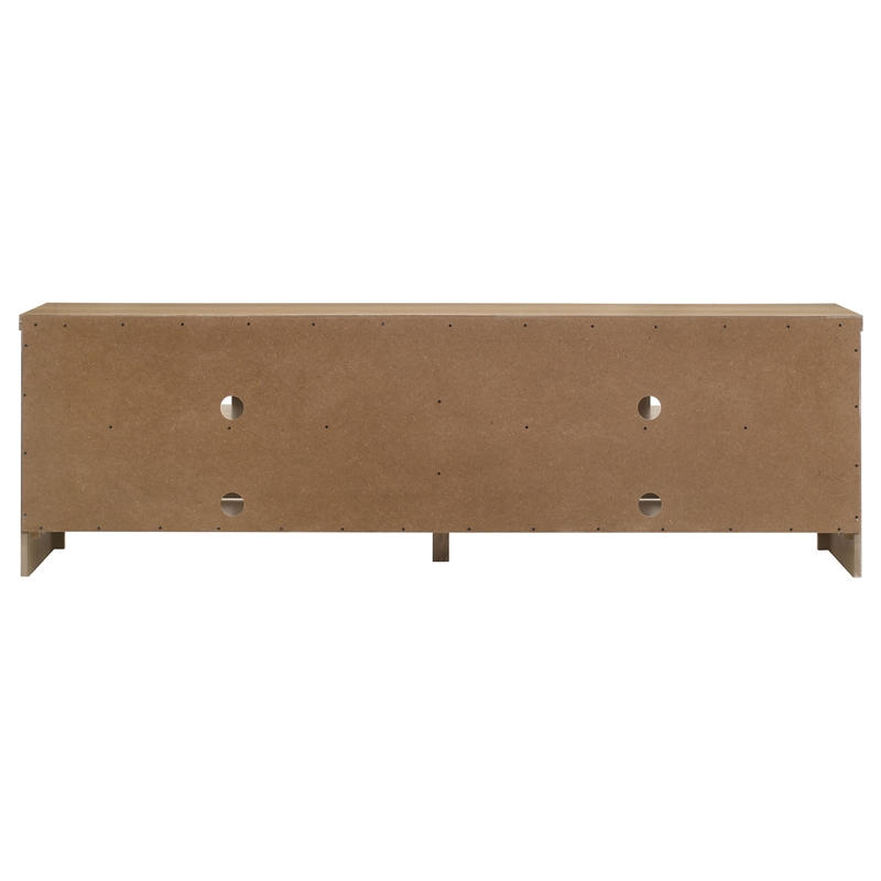 Pemberly Row 4-Door Wood TV Stand for TVs up to 85