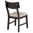 Pemberly Row 5-Piece Wood Drop Leaf Dining Set in Dark Coffee Brown