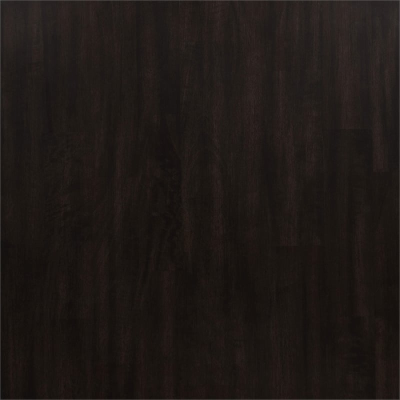 Pemberly Row 5-Piece Wood Drop Leaf Dining Set in Dark Coffee Brown
