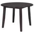 Pemberly Row 5-Piece Wood Drop Leaf Dining Set in Dark Coffee Brown