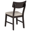 Pemberly Row 5-Piece Wood Drop Leaf Dining Set in Dark Coffee Brown