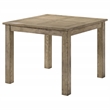 Pemberly Row Square Rubberwood Counter Height Dining Table in Vineyard Oak