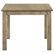 Pemberly Row Square Rubberwood Counter Height Dining Table in Vineyard Oak