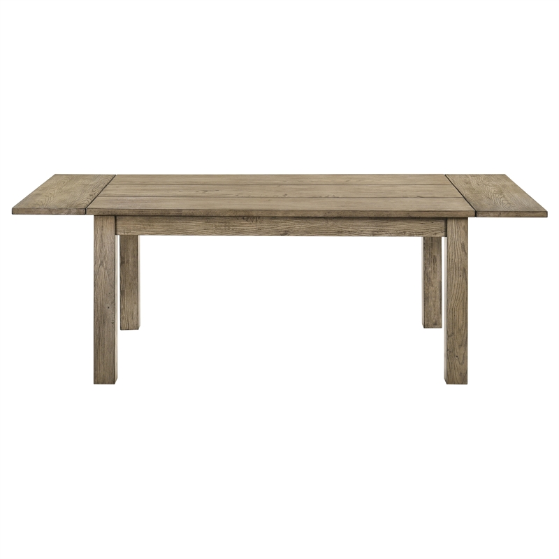 Pemberly Row 6-Piece Wood Extension Table Dining Set in Vineyard Oak