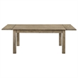 Pemberly Row 6-Piece Wood Extension Table Dining Set in Vineyard Oak