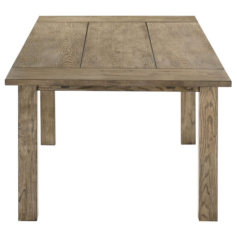 Pemberly Row 6-Piece Wood Extension Table Dining Set in Vineyard Oak