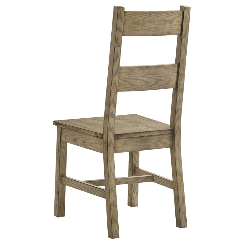 Pemberly Row 6-Piece Wood Extension Table Dining Set in Vineyard Oak