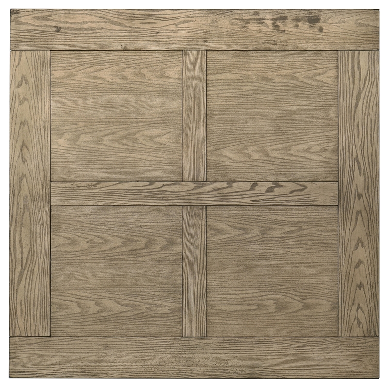 Pemberly Row 5-Piece Wood Counter Height Dining Table Set in Vineyard Oak