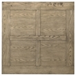 Pemberly Row 5-Piece Wood Counter Height Dining Table Set in Vineyard Oak