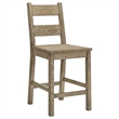 Pemberly Row 5-Piece Wood Counter Height Dining Table Set in Vineyard Oak