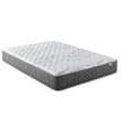 Pemberly Row Fabric Full Firm Tight Top Hybrid Mattress in White