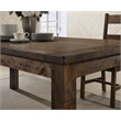 Pemberly Row 7-piece Rectangular Dining Set in Rustic Golden Brown
