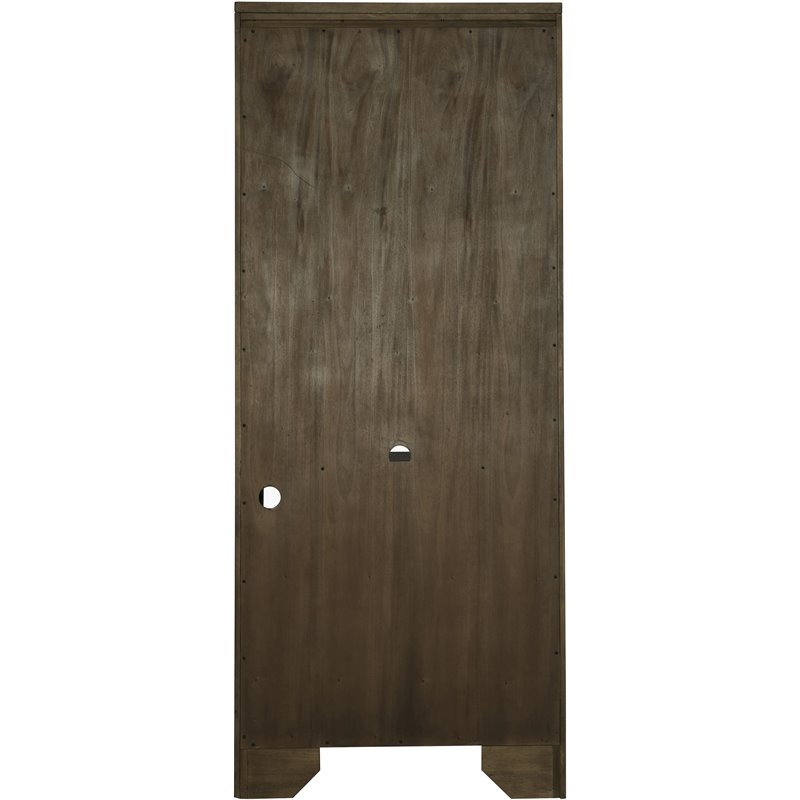 Pemberly Row 78-inch 5-shelf Arched Top Bookcase in Burnished Oak