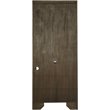 Pemberly Row 78-inch 5-shelf Arched Top Bookcase in Burnished Oak