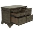 Pemberly Row 5-drawer Home Office File Cabinet in Burnished Oak