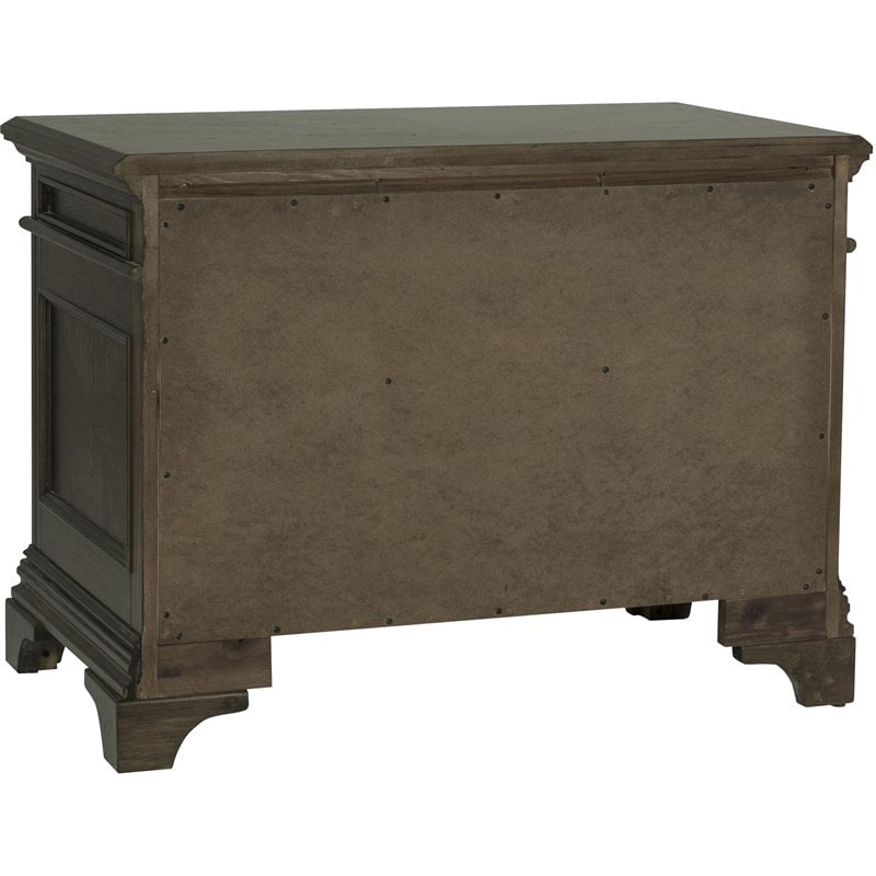 Pemberly Row 5-drawer Home Office File Cabinet in Burnished Oak