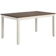 Pemberly Row 7-piece Rectangular Dining Set in Vintage Vanilla