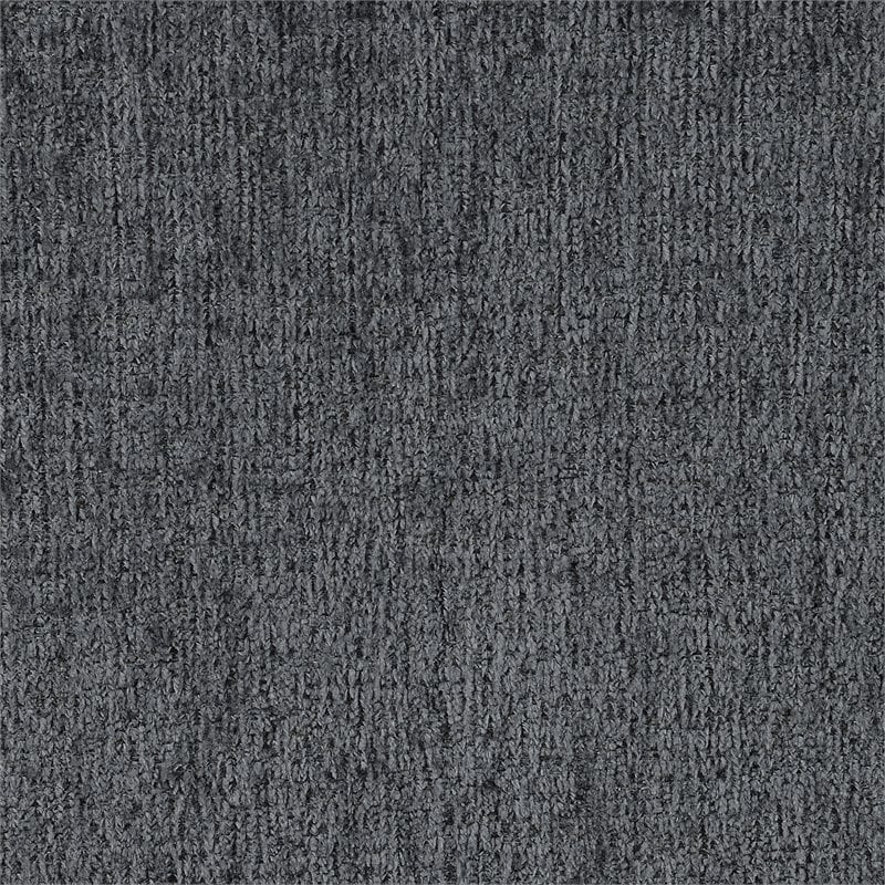 Pemberly Row Chenille Upholstered Power Glider Recliner in Charcoal