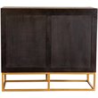 Pemberly Row 2-door 40-inch Wood Accent Storage Cabinet in Black Walnut