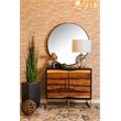 Pemberly Row 2-door 40-inch Wood Accent Storage Cabinet in Black Walnut