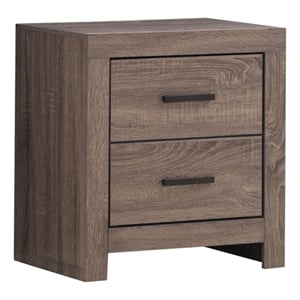 Pemberly Row 2-drawer Engineered Wood Nightstand in Barrel Oak
