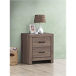 Pemberly Row 2-drawer Engineered Wood Nightstand in Barrel Oak