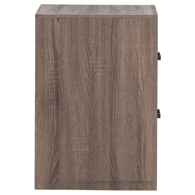 Pemberly Row 2-drawer Engineered Wood Nightstand in Barrel Oak