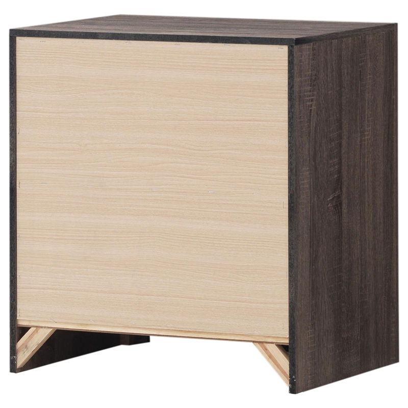 Pemberly Row 2-drawer Engineered Wood Nightstand in Barrel Oak