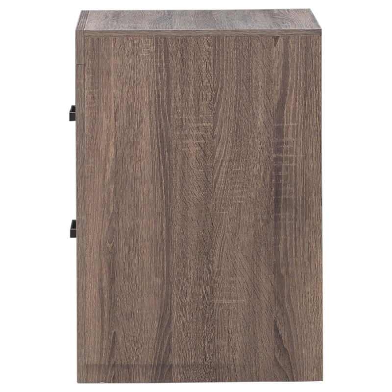 Pemberly Row 2-drawer Engineered Wood Nightstand in Barrel Oak