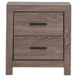 Pemberly Row 2-drawer Engineered Wood Nightstand in Barrel Oak