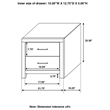 Pemberly Row 2-drawer Engineered Wood Nightstand in Barrel Oak