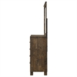 Pemberly Row 8-drawer Dresser with Mirror in Rustic Golden Brown