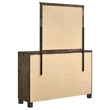 Pemberly Row 8-drawer Dresser with Mirror in Rustic Golden Brown