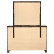Pemberly Row 8-drawer Dresser with Mirror in Rustic Golden Brown