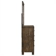 Pemberly Row 8-drawer Dresser with Mirror in Rustic Golden Brown