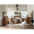 Pemberly Row 6-drawer Dresser with Mirror Set in Smokey Walnut
