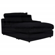 Pemberly Row 2-piece Upholstered Reversible Chaise Sectional in Black