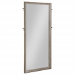 Pemberly Row 80-inch Full-Length Standing Floor Mirror in Washed Oak