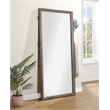 Pemberly Row 80-inch Full-Length Standing Floor Mirror in Washed Oak