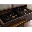 Pemberly Row 8-Drawer Dresser with Metallic Pulls in Smoked Peppercorn