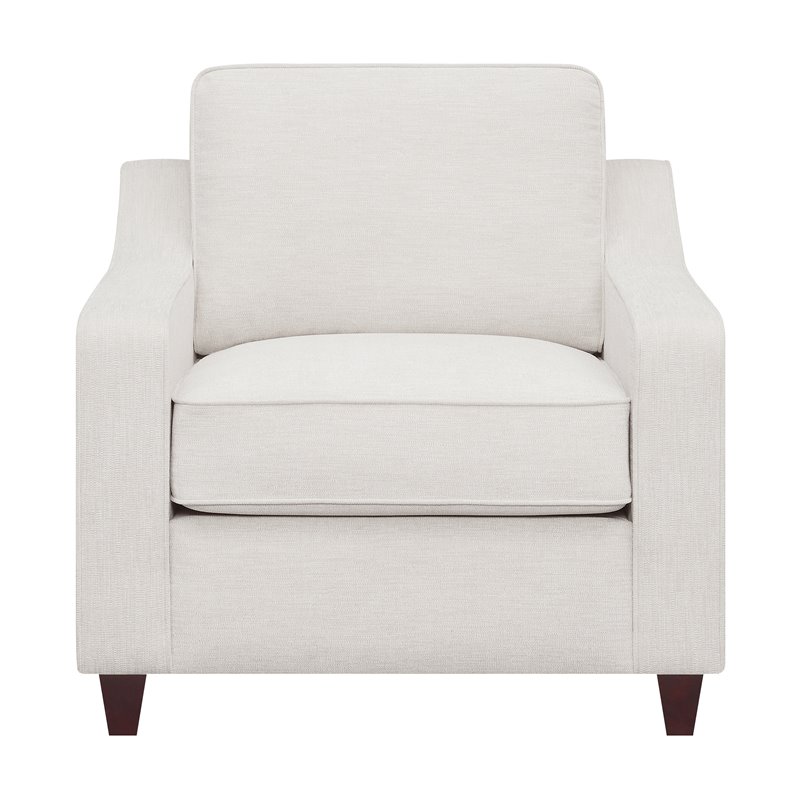 Pemberly Row 3-Piece Upholstered Sloped Arm Chenille Sofa Set in Beige