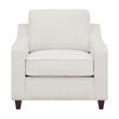 Pemberly Row 3-Piece Upholstered Sloped Arm Chenille Sofa Set in Beige