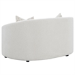 Pemberly Row 2-Piece Boucle Upholstered Sloped Arm Sofa Set in Latte