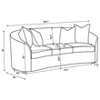 Pemberly Row 3-Piece Boucle Upholstered Sloped Arm Sofa Set in Latte