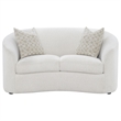 Pemberly Row 3-Piece Boucle Upholstered Sloped Arm Sofa Set in Latte